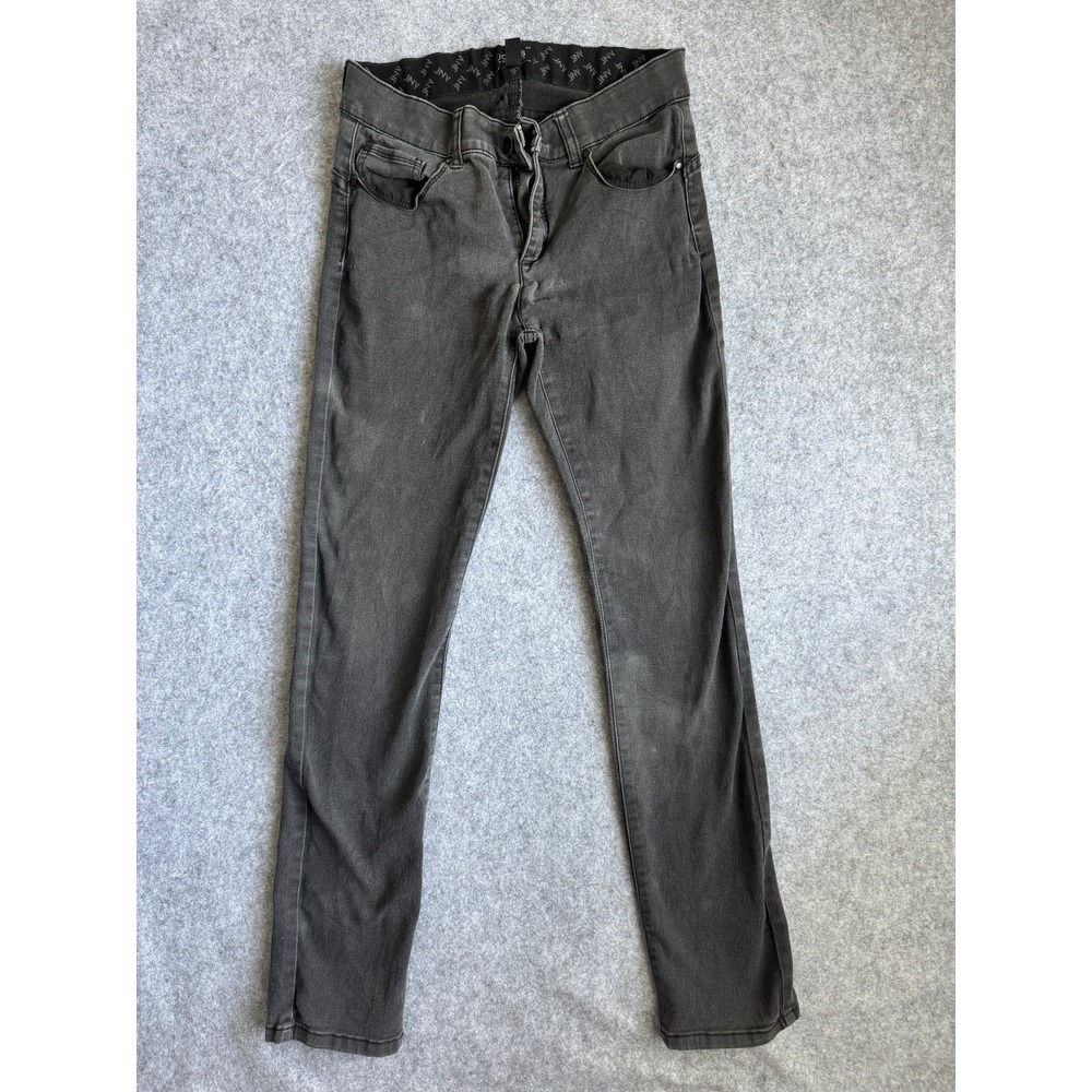 Jones New York Womens Skinny Jeans Size 6 Grey Stretch Denim Faded Wash